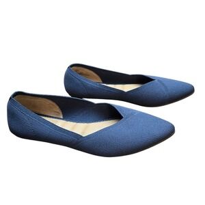 Kelly & Katie‎ "Jayde" LED Knit Comfort Ballet Flat Navy Sz 8.5M